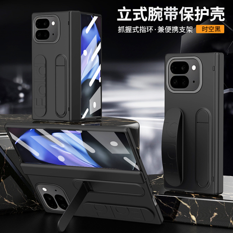 9, 9 Pro, 9 Pro XL Kickstand Folding Stand Wrist Hand Band Strap Wallets Google Pixel Phone Case