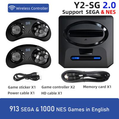 2023 Новая 16 -битная беспроводная игровая консоль Sega для Sega Mega Dri