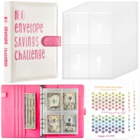 Cross -Border 100envelopeChalllenge Living Page Book of 100 Days Story Challenge Cash Convelope Savings Book