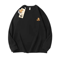 Черный лонгслив, с медвежатами