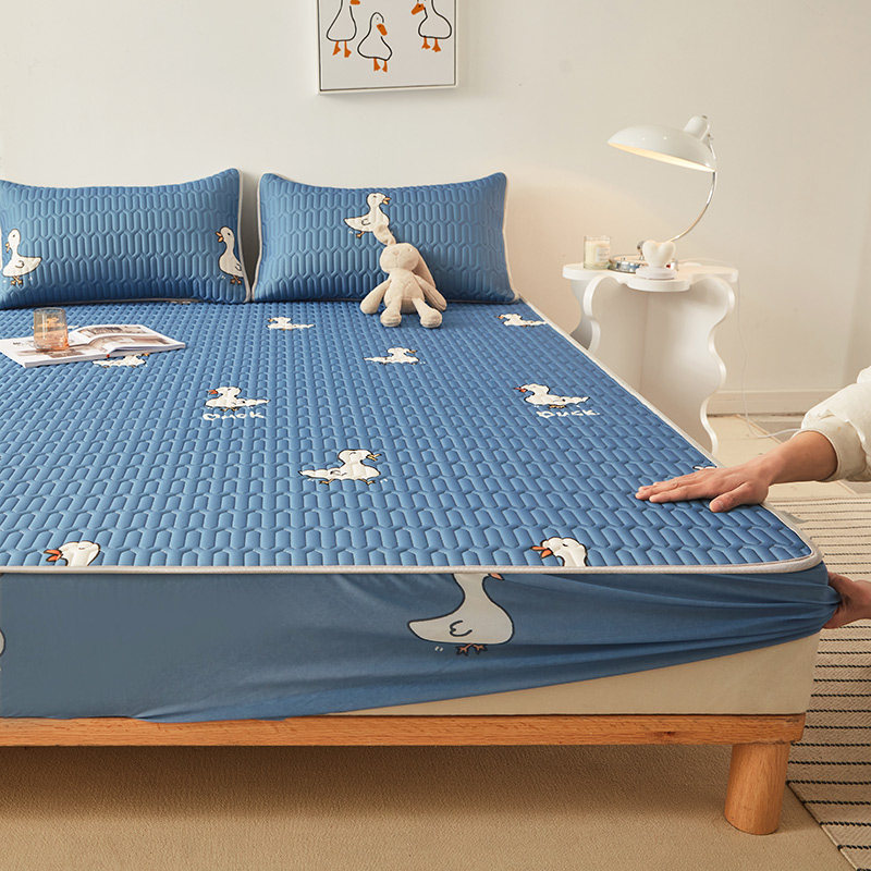 A类母婴级乳胶席夏季凉席冰丝席床单款床笠款席子可折叠可机洗