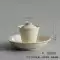 Nồi tro thực vật có khay bong bóng khô bằng gốm tròn, khay trà mini, đệm ấm, bộ trà kung fu, giá đỡ nồi cát tím Phụ kiện bàn trà