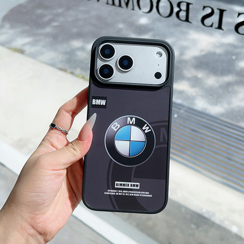 AMG, BMW Dark Gray Logo : Black & Blue Bimmer Detail Motorsports Pro/Plus/Max/Air – 17, 16, 15, 14, 13 iPhone Case