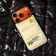 Orange Smiley "DREW HOUSE" Padded Case For iPhone Trendy Fashionable 17/16/15/14/13/12