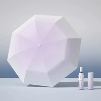 Градиент Таро Пурпур [40 Стекловолокно зонтик кости и дождливые] Ручная модель