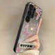Pink Glitter Butterfly Mirror Phone Cases For Girls Galaxy S25, Galaxy S25 Plus, Galaxy S25 Ultra, Galaxy S24, Galaxy S24 Plus, Galaxy S24 Ultra, Galaxy S23, Galaxy S23 Plus, Galaxy S23 Ultra