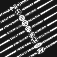 [Super Anti-Light Silver White] [Long Strippling]