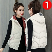 Жилет, короткий пуховик, зимняя куртка с пухом, в корейском стиле, коллекция 2023