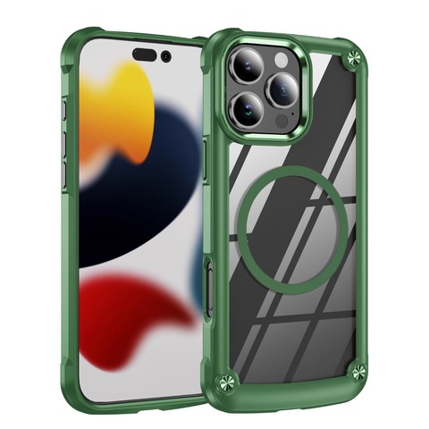 Tough Shockproof Drop Resistant Transparent Anti Slip MagSafe 16, 16 Plus, 16 Pro, 16 Pro Max iPhone Case