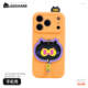 GGSHARE Cartoon Cat Charm iPhone Stand Metal iPhone Case for iPhone 17, 16, 15, 14 and 13