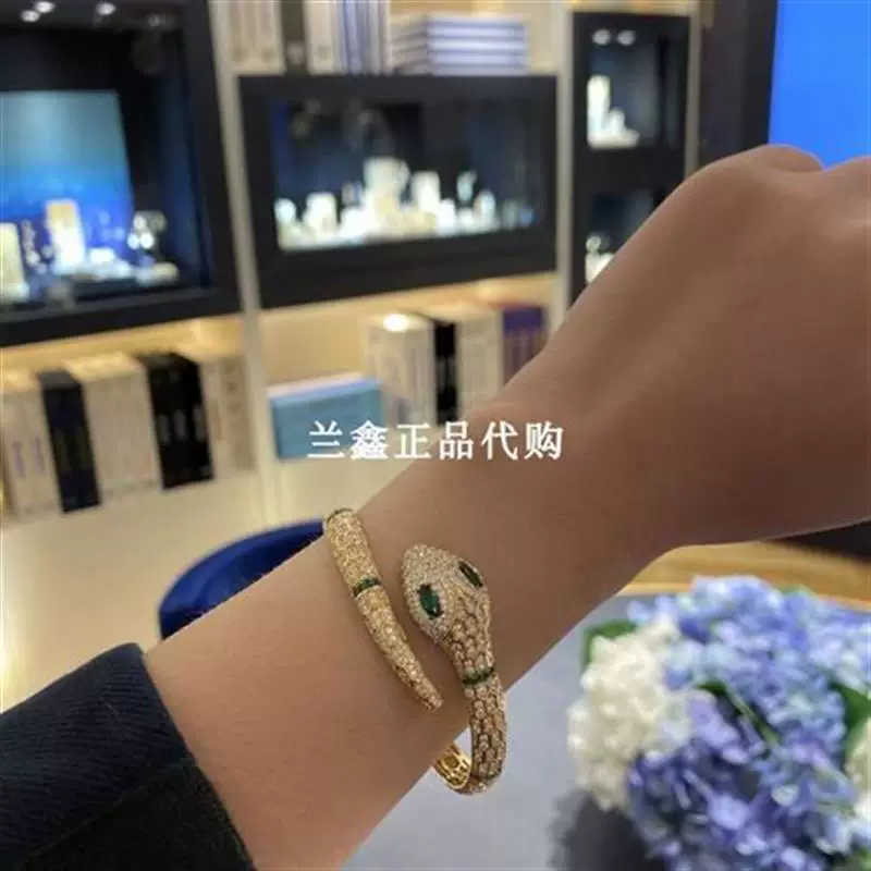 [APM MONACO 灵蛇 开口 手镯 手环 蛇形 手链 925银 小众个性]