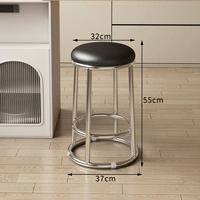 [Масляная восковая кожаная черная + серебряные ножки].