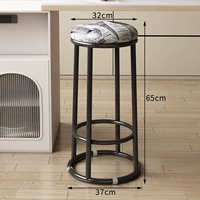 [Французская башня + черные окрашенные ноги] 65 см. Губка/усиление трех кольца