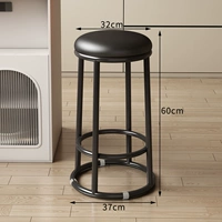 [Масляная восковая кожа черная + черные окрашенные ноги] 60 см.