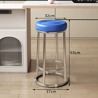 【Водяная волна синего + серебряные ножки】 63 см. Установленная губка/армирование с тремя кольцами