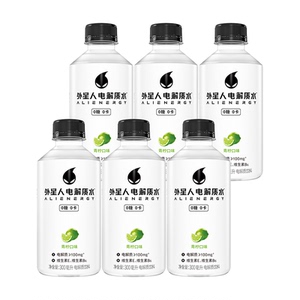 外星人电解质水迷你装300ml*6瓶青柠荔枝海盐饮料健身维生素白桃