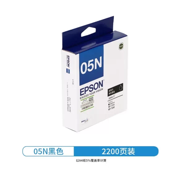 爱普生EPSON EPSON T05N1 原装黑色墨袋-个