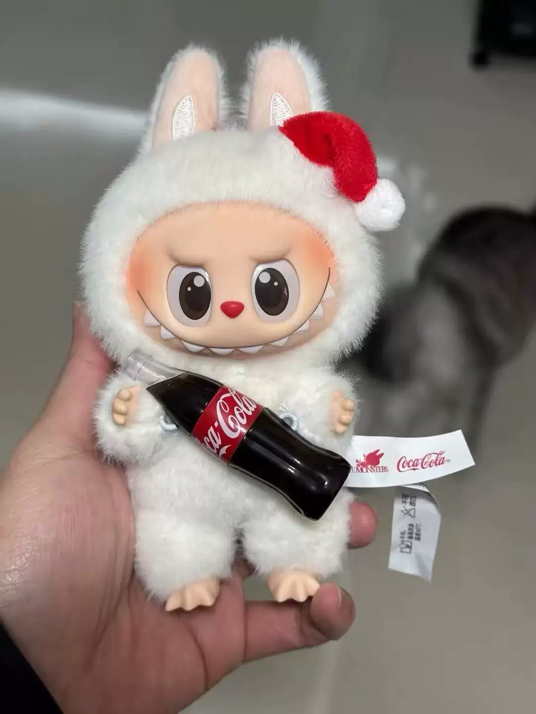 Подлинная сюрпризная коробка LABUBU Coca-Cola лаковый серия плюшевые подвески куклы макароновые украшения