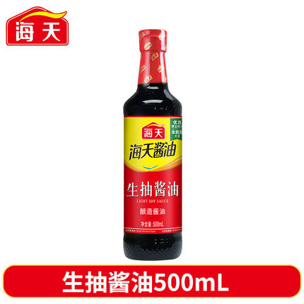 海天生抽酱油1.9L/500m