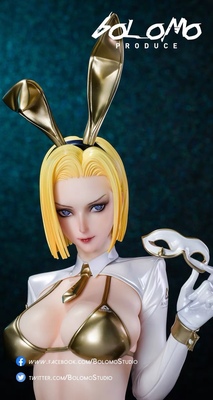 taobao agent Bolomo Dragon Ball Artificial Man No. 18 Sexy Bar Rabbit Girl Statue Hand
