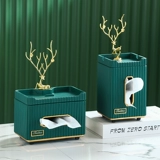 Коробка для бумажного полотенца Nordic Ins Light Luxury Style Desktop Pupping Paper Box Home Room Творческая простота