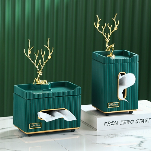 Коробка для бумажного полотенца Nordic Ins Light Luxury Style Desktop Pupping Paper Box Home Room Творческая простота