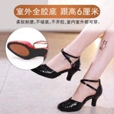 Обувь на высоком каблуке, танцующие туфли, из натуральной кожи, мягкая подошва