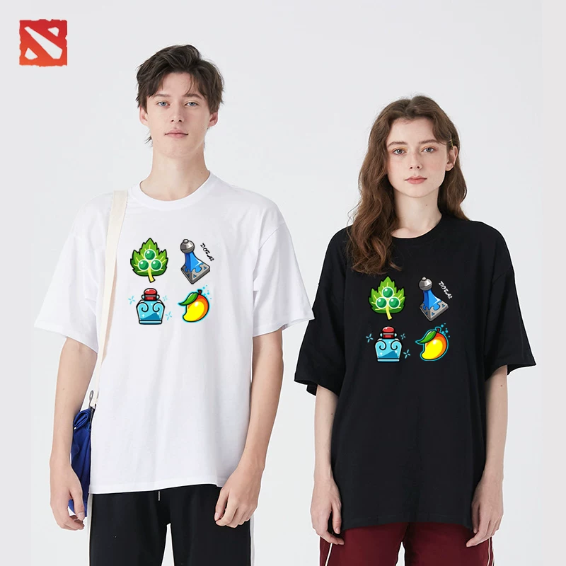 DOTA2 Dota настраиваемая футболка очищающего зелья магический манговый шар магическая бутылка дерево жертва мужская и женская короткий рукав весна и лето