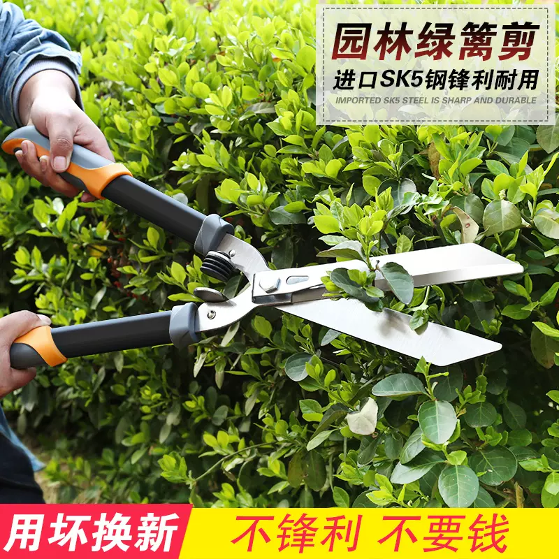 园艺剪刀修枝剪园林修剪树枝大剪刀剪草神器绿篱剪花圃