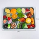 27 фруктов и наборов овощей (отправьте длинные тарелки)