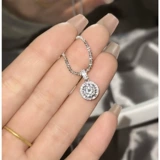 Блестящее ожерелье Galaxy, новинка 2025 года, высококачественное светлое роскошное нишевое ожерелье со сверкающим ключицей для влюбленных