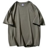Цветная хлопковая летняя футболка с коротким рукавом, парная одежда для влюбленных, топ, в американском стиле, 260 грамм