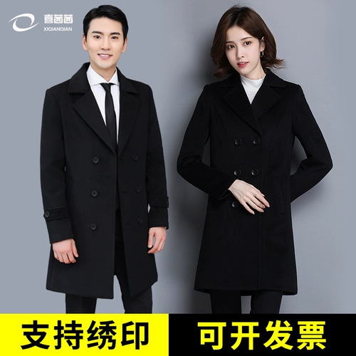 Шерстяное пальто для работы, флисовая куртка, пуховик