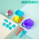 Пляжная игрушка из мягкой резины, комплект, игрушечная машина, 11 шт