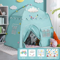 Небо синий (ползающая подушка+цветовой флаг+цветной мяч+облако)