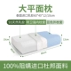 Большая плоская подушка+блокировка внутренней крышки для подушки+синий ватный вал.