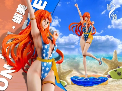 taobao agent Weiman Make One Piece Series Tiehe Studio Swimsuit Nami Statue Anime GK hand -made model