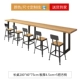 Один таблица 5 стула [длина таблицы 280 толщины тарелки 4,5 см] Деревянная доска.