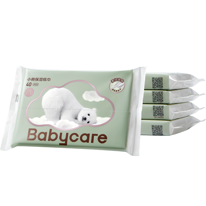 babycare小熊云柔巾乳霜纸巾实惠便携装