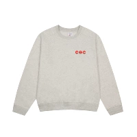 Свитер CEC // Оатти -серый [плюс бархатный утолщение]