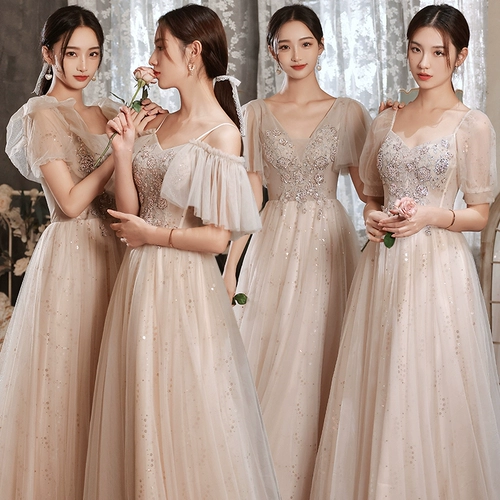 Зимнее платье подружки невесты, вечернее платье для школьников, юбка, коллекция 2023, премиум класс, по фигуре