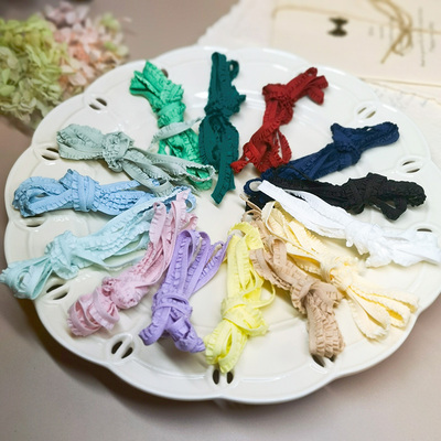 taobao agent 3m price 6mm fungus elastic lace lace wrinkle ruffled loose banded baby clothing auxiliary materials children's cuffs edge