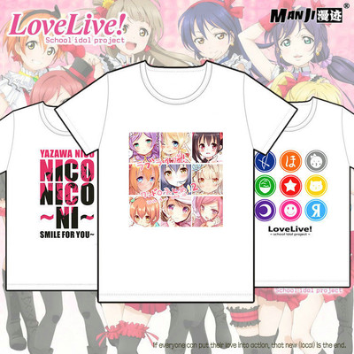 taobao agent LoveLive! T -shirt South Bird Suo Naico Painted Nicole Tonjo Anime Peripheral short -sleeved T -shirt