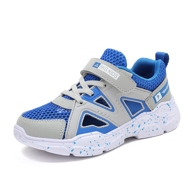 bk children's shoes boys mesh sports shoes girls breathable hollow single mesh shoes in the big children's fashion mesh shoes sandals