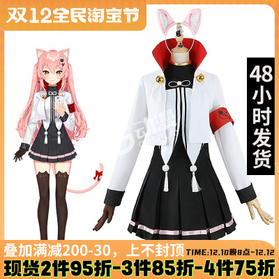 taobao agent Spot area CG Anime Virtual Anchor Hiiro Hiiro cute cat ear uniform sailor service women's clothing