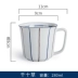 Mug underglaze màu cốc cốc in đơn giản bột yến mạch cốc sữa bữa ăn sáng cốc văn phòng cốc nước cốc cà phê - Tách