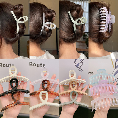 taobao agent Crab pin, big hair accessory, acrylic matte hairgrip