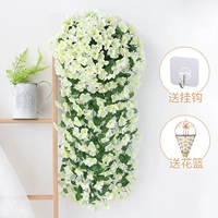 Фиолетовый фиолетовый белый 2 кровати (отправьте 1 треугольную корзину)