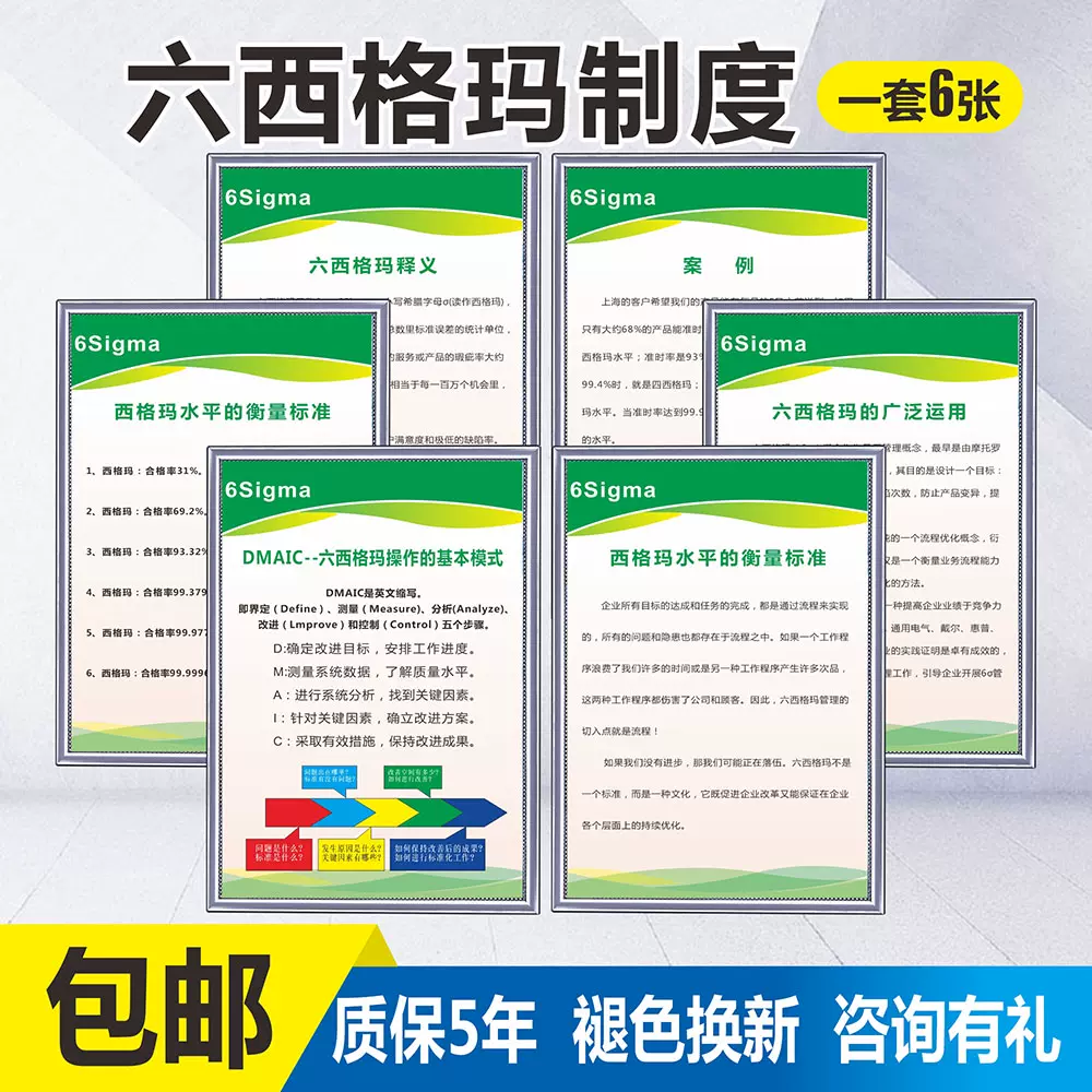 精益生产展板宣传画生产质量标语企业工厂车间精细化品质管理挂图励志宣传kt海报 Taobao