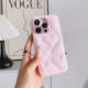 Quilted Hearts Leather iPhone Case for iPhone 13 – 17